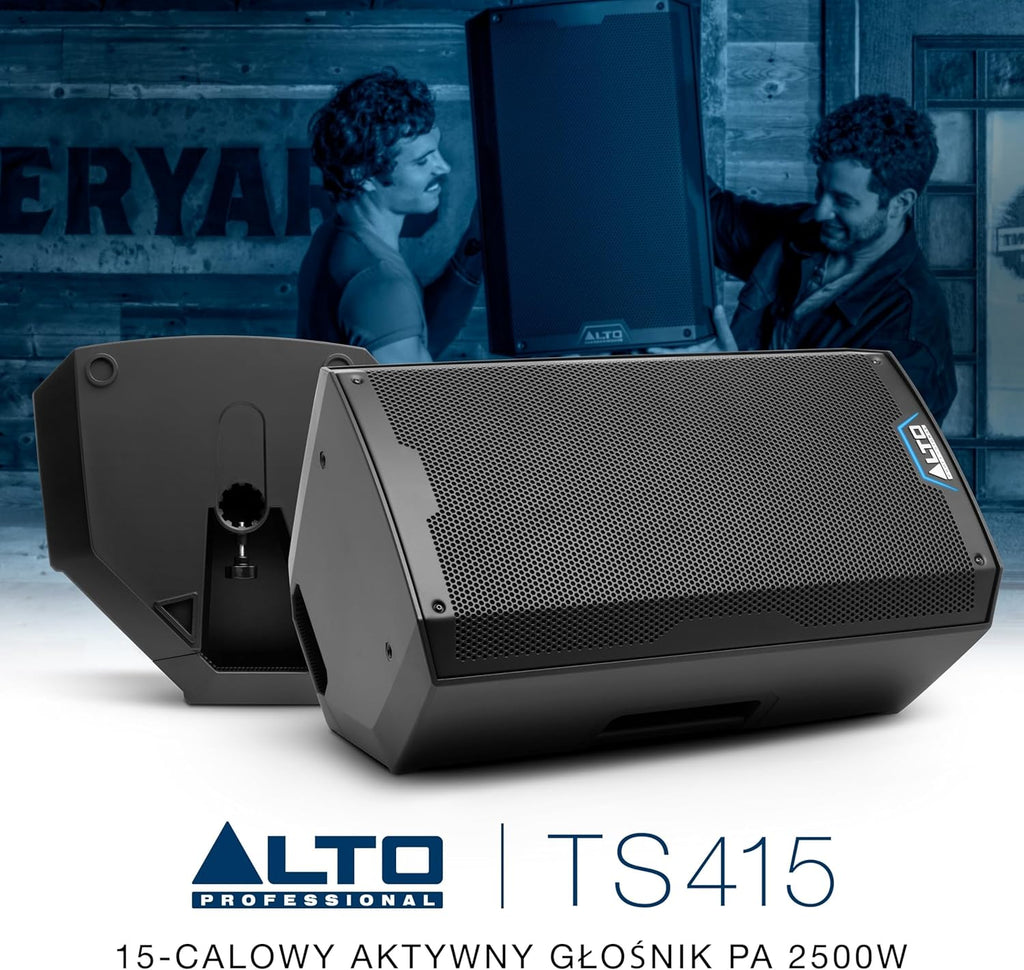 ALTO TS410 Aktywny Głośnik PA 2000W 10 z 3-Kanałowym Mikserem, Bluetooth, Bezprzewodowym Podłączaniem Głośników, DSP i Aplikacją
