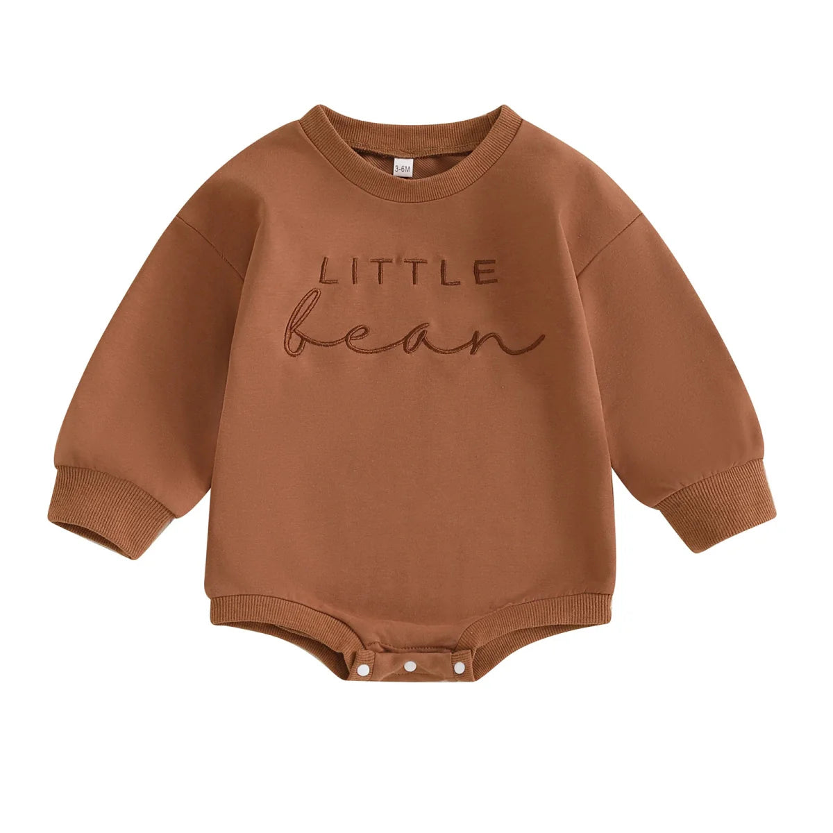 Baby Sweatshirt Bodysuit Letter Embroidery Long Sleeve Clothes
