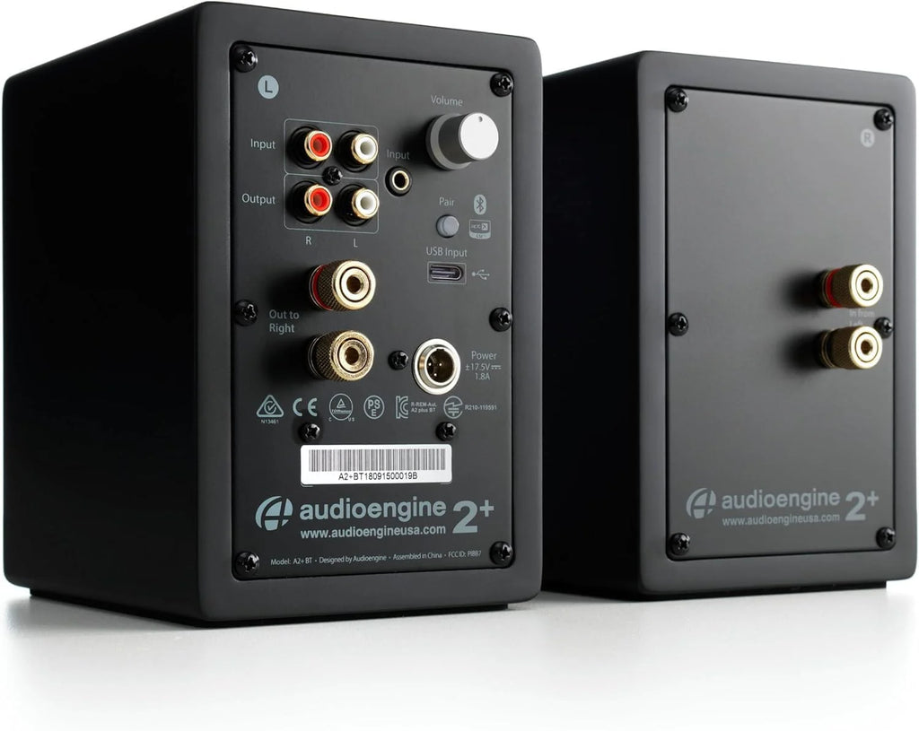 Głośniki komputerowe Audioengine A2 Bluetooth — bezprzewodowy system głośników komputerowych o mocy 60 W