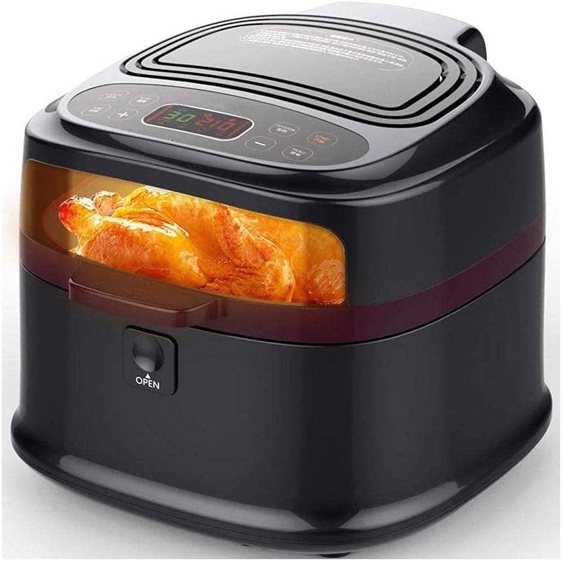Wielofunkcyjna Frytkownica Powietrzna, 8 L, 1200 W, Dla 4-5 Osób, Frytkownica Beztłuszczowa Z Szybką Cyrkulacją Powietrza, Ekonomiczna, Do Zdrowego Gotowania Beztłuszczow
