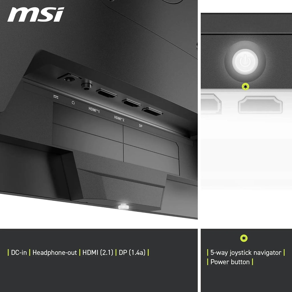 MSI MAG 273QP QD-OLED X24 Gaming Display 26,5 WQHD - Quantum Dot OLED Panel 2560 x 1440, 240Hz / 0,03ms, 99.1% DCI-P3, XXL) E≤2, DisplayHDR True Black 400 - DP 1.4a, HDMI 2.1.1