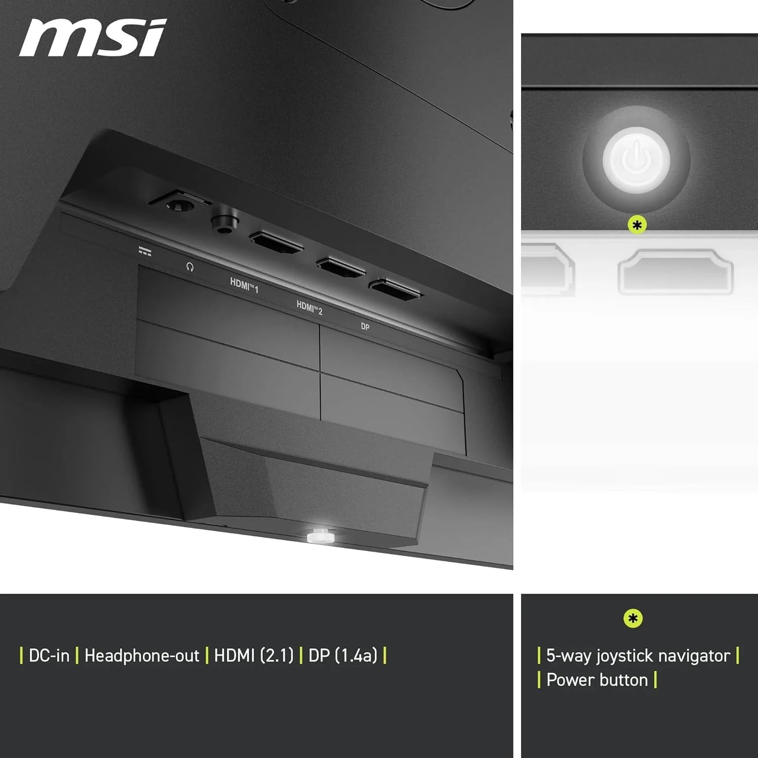 MSI MAG 273QP QD-OLED X24 Gaming Display 26,5 WQHD - Quantum Dot OLED Panel 2560 x 1440, 240Hz / 0,03ms, 99.1% DCI-P3, XXL) E≤2, DisplayHDR True Black 400 - DP 1.4a, HDMI 2.1.1
