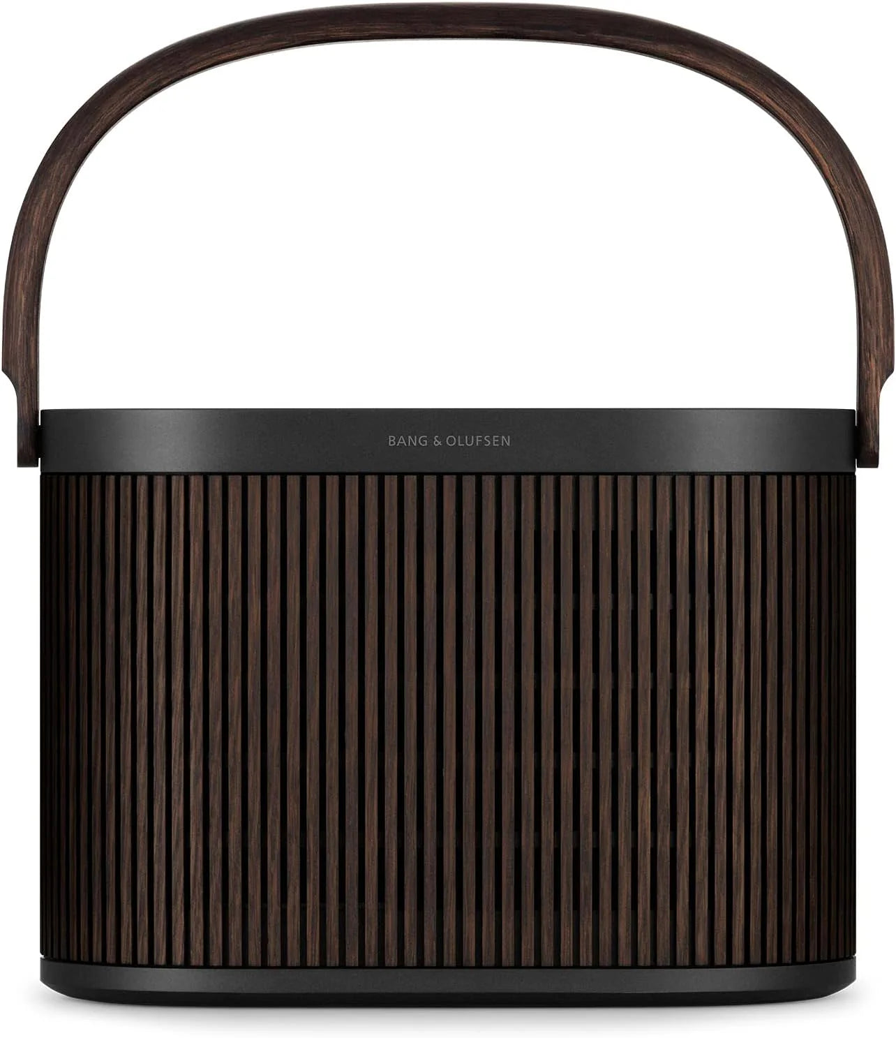 Bang & Olufsen Beosound A5 - Potężny luksusowy przenośny głośnik modułowy Bluetooth i WiFi do domu lub na zewnątrz, z długą żywotnością baterii i wbudowanym bezprzewodowym ładowaniem - Dark Oak