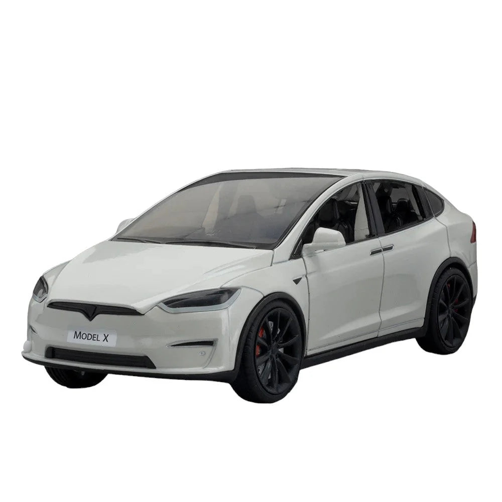 Cast Metal Tesla Car 1:24 Scale – Lights & Sounds, Model Toy