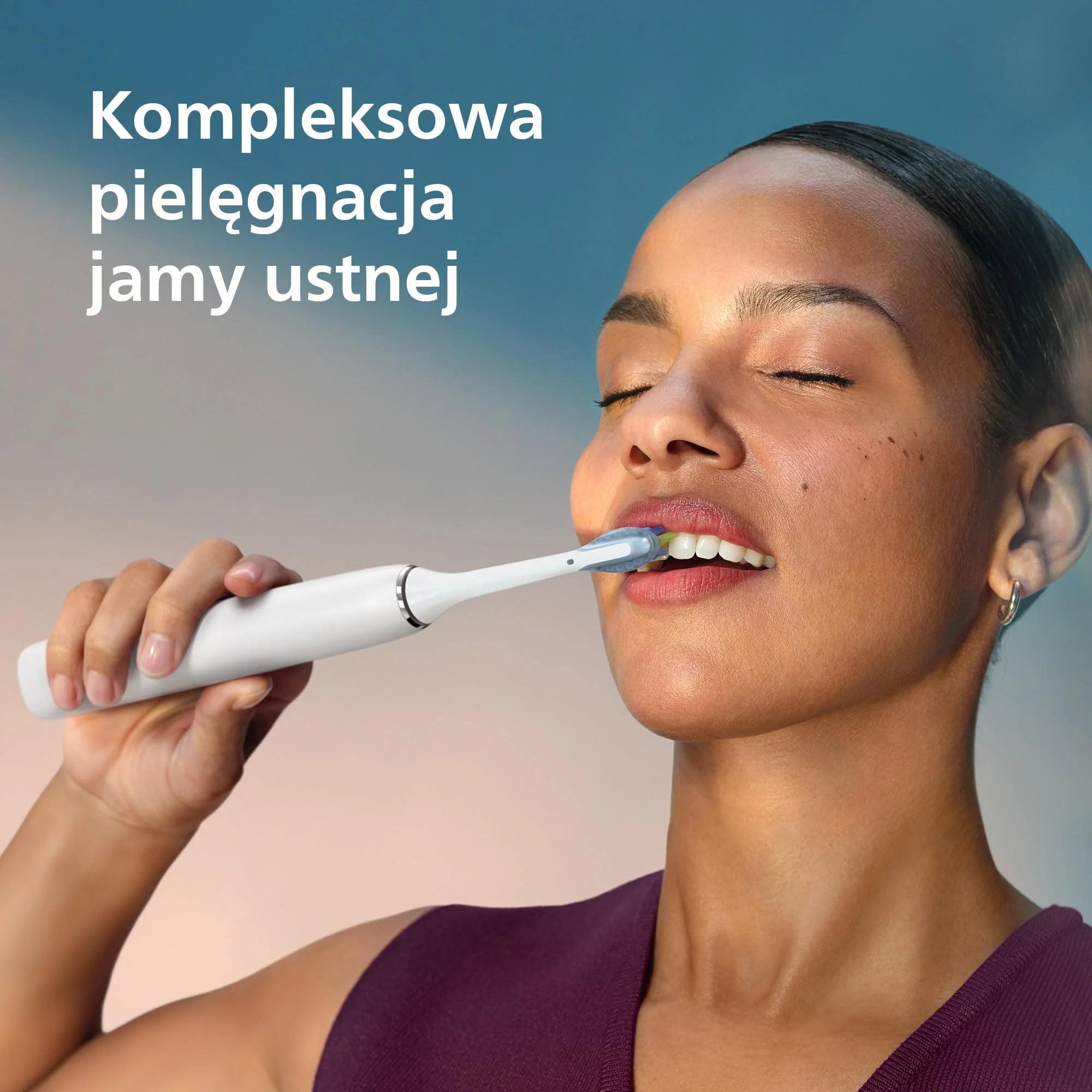 Szczoteczka elektryczna Philips Sonicare DiamondClean 9000, podwójne opakowanie, szczoteczka soniczna z aplikacją, czujnik nacisku, szklanka do ładowania, kolor czarny i Rosegold, model HX9914/61