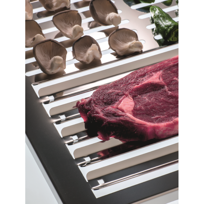 Grill ze stali nierdzewnej do wszystkich rodzajów grillowania, Abrasame,