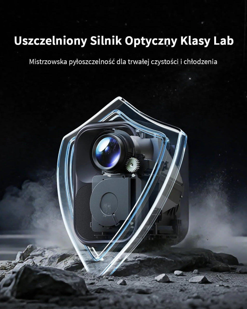 WEMAX Inteligentny Projektor Google TV 1080P Full HD, Obsługa 4K, 320 ISO Lm, MEMC Płynność na Mecze 2026, Auto Focus i Keystone, Omijanie Przeszkód, HDR10, Dolby Audio, WiFi 5G, Bluetooth