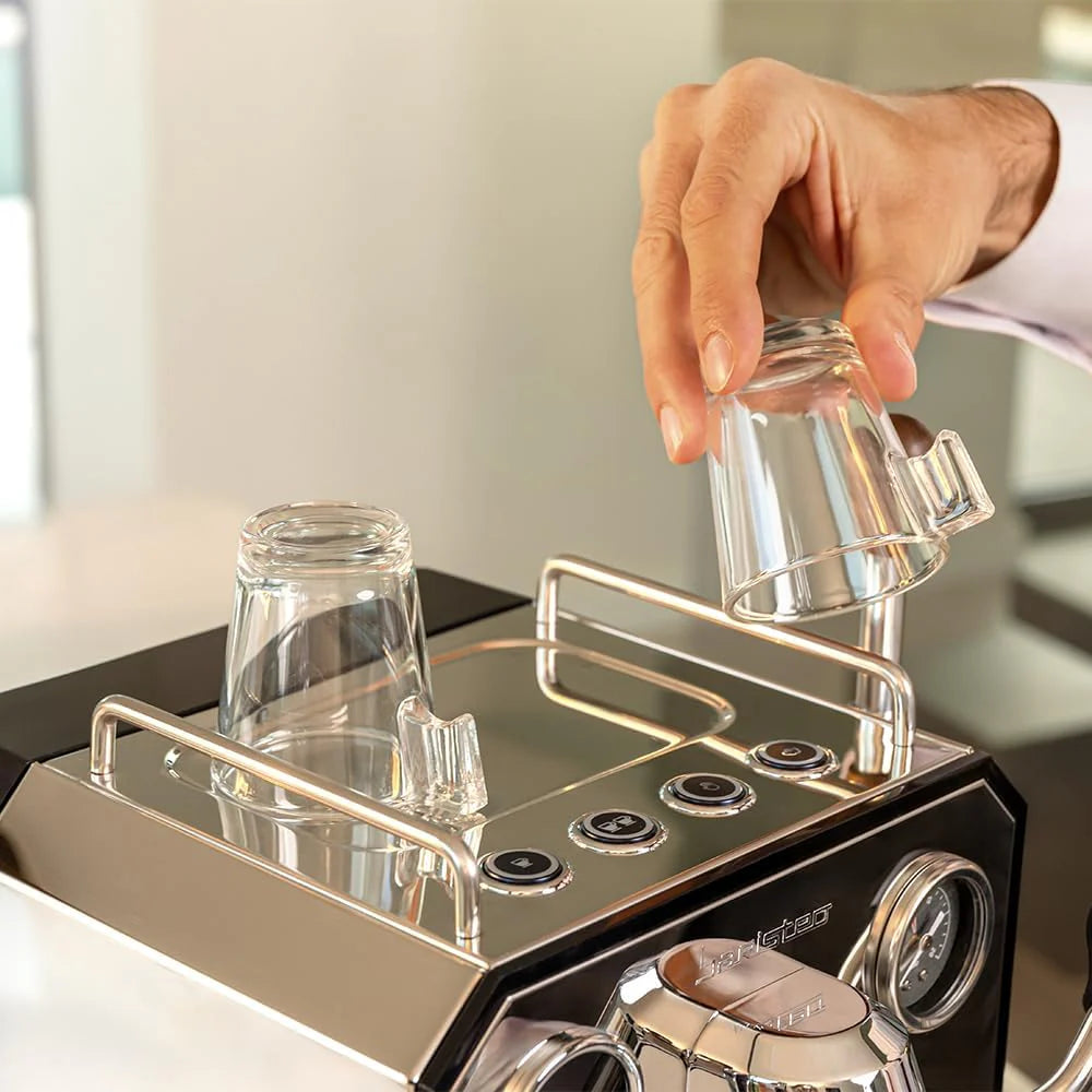 Cecotec Ekspres do kawy Barista Baristeo Intima, profesjonalny ekspres do kawy Barista, system wstępnego parzenia, pompa 15 bar, łatwe napełnianie, zbiornik na wodę 1,7 l i podgrzewacz do filiżanek