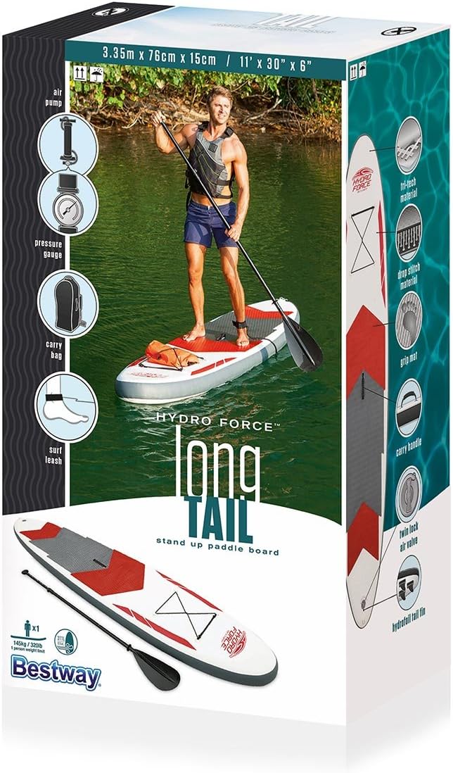 Bestway SUP Long Tail Lite 335 x 76 x 15 cm