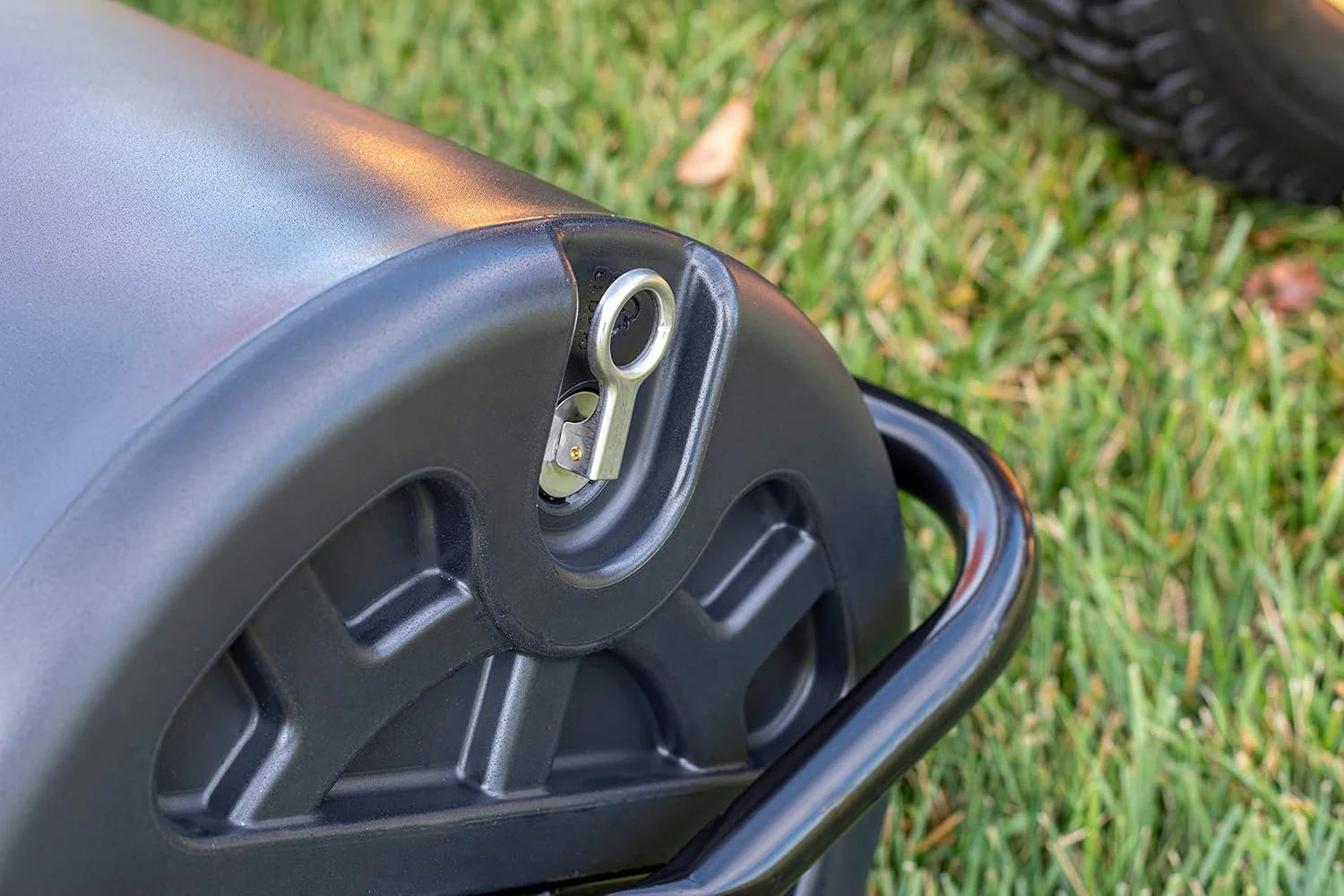 18 x 48 Tow Behind Poly Lawn Roller 550 lbs Weight with Water, Poly Drum and Steel Frame, with Plug. Designed for Lawn and Garden Tractors