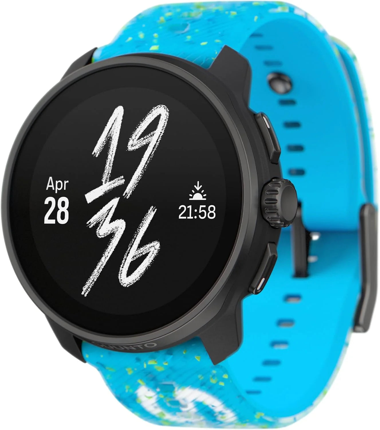 SUUNTO Race S Zegarek Biegowy z Ekranem Dotykowym Amoled, Dwuzakresowy Gps Zegarek Sportowy, Śledzenie Hrv i Snu, Plan Treningowy Oparty na Si, Bezpłatne Mapy Offline, Wodoodporność do 50M