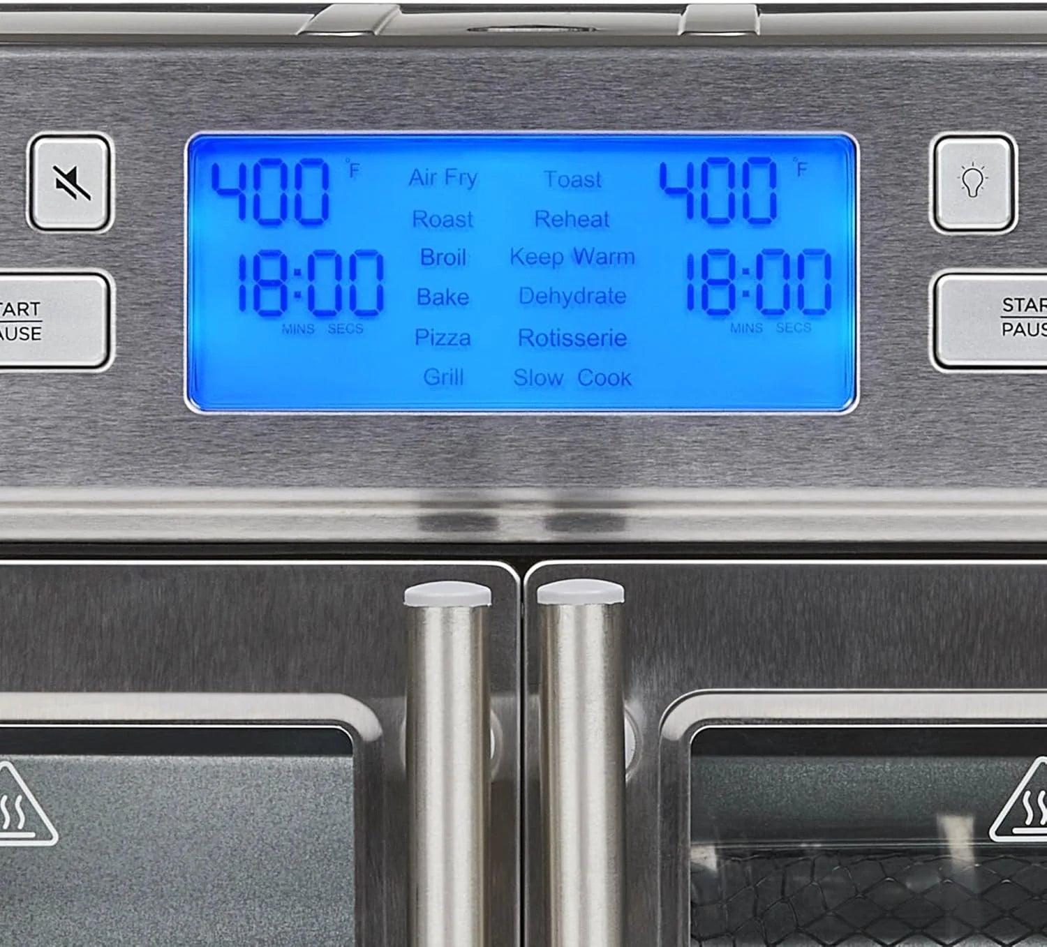 Emeril Lagasse Dwustrefowa frytkownica powietrzna 360 z drzwiami francuskimi, 25 QT, gotuj dwa potrawy na różne sposoby, do 60% szybciej od mrożonego do końca