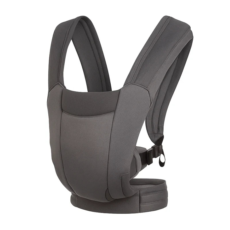 Knit Front Carry Baby Carrier with Adjustable Straps and Buckle Waist