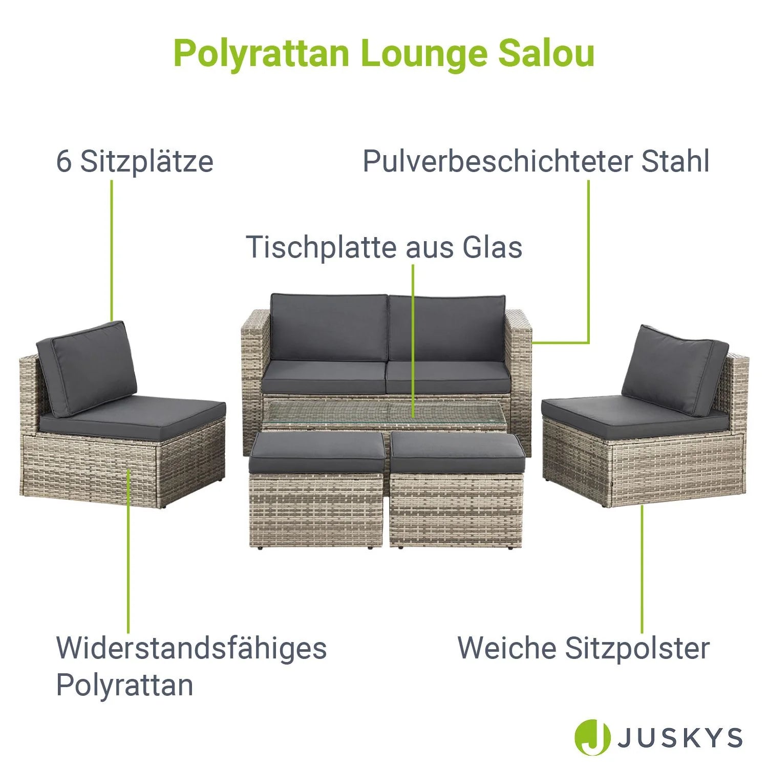 Zestaw ogrodowy Salou Poly Rattan 2026