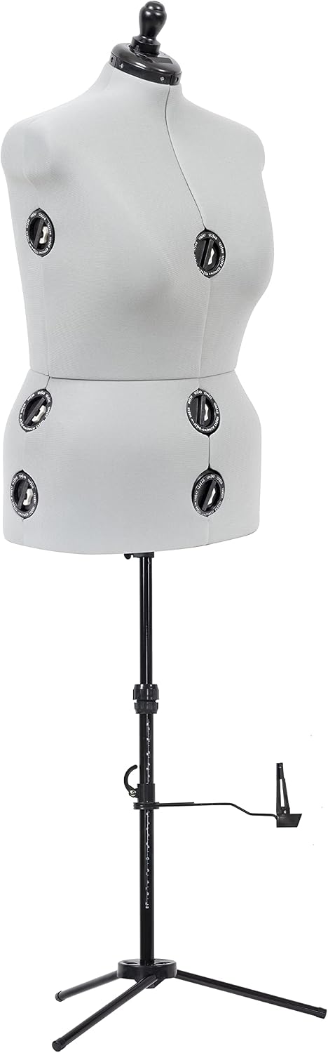 Dritz Twin-Fit Adjustable Dress Form, Large Sizes US 18-22