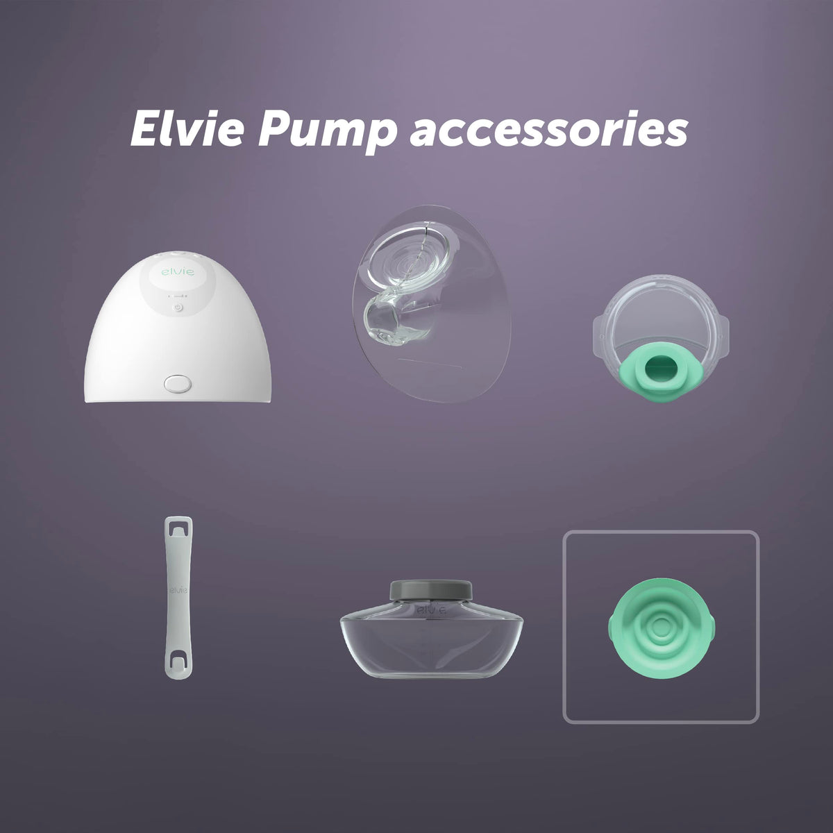 Elvie - Double, Wearable Breast Pump w/App - The Smallest & Quietest - Portable - Hands Free & Discreet - Automated with Four Personalized Settings