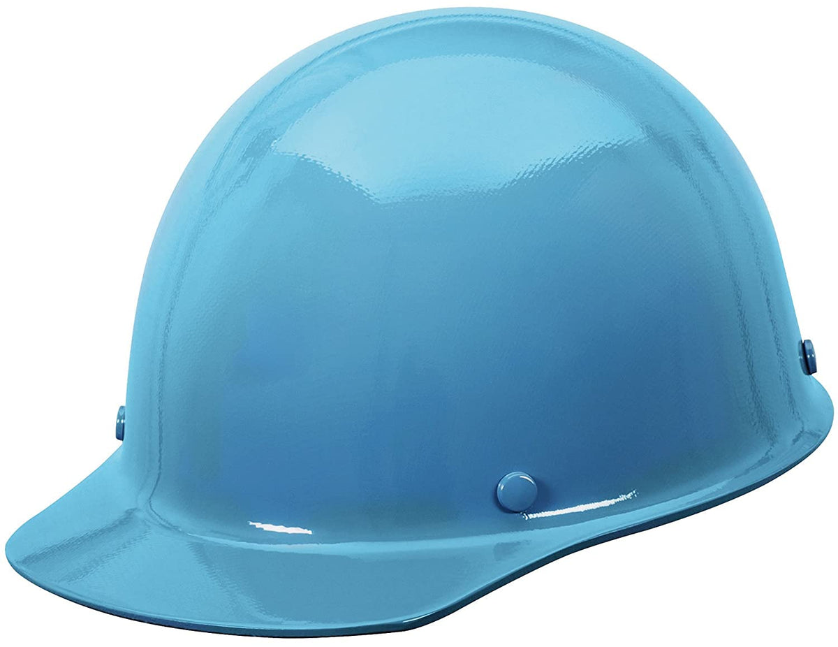 MSA Skullgard Cap Style Safety Hard Hat with Suspension - Non-Slotted Cap, Made of Phenolic Resin, Radiant Heat Loads up to 350F | Fas-Trac III Ratchet Suspension