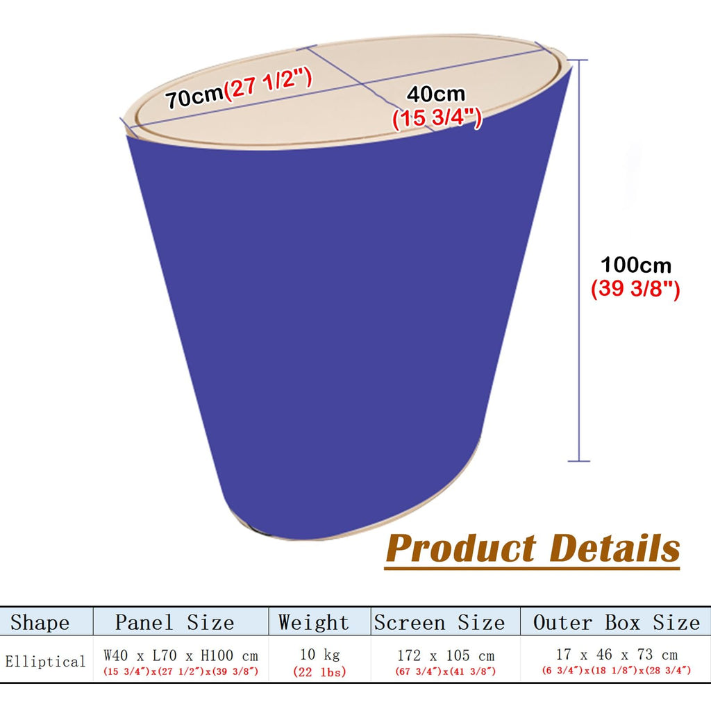 Lifting Podium Table Tradeshow Counter with LED Light, Customize Display Exhibition Vendor Event Desk, Portable Foldable Promotion Counter Stand(Rectangular,3pcs)
