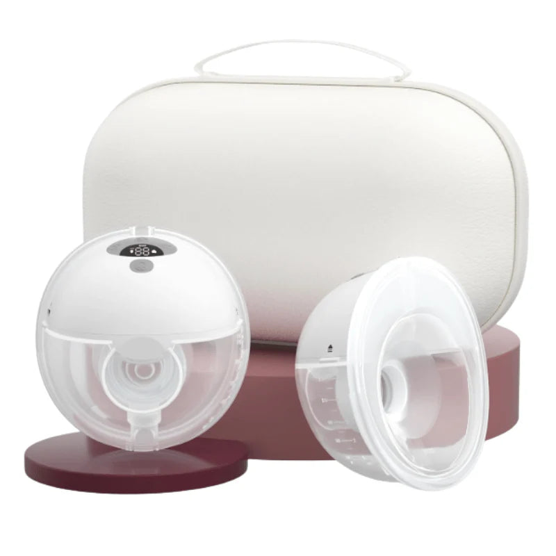 Wearable Breast Pump 3 Modes 9 Levels 180 ml and Heat Massager