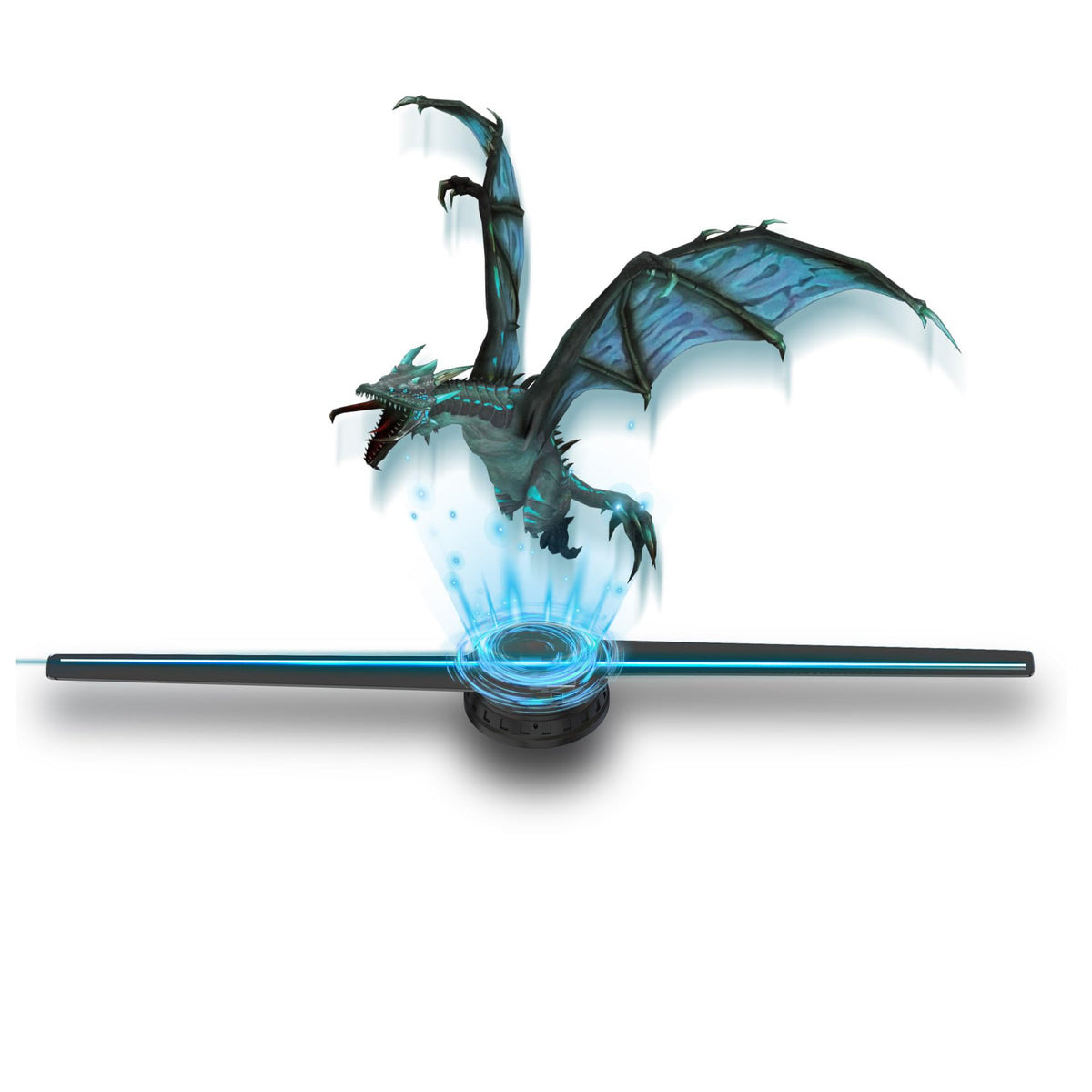 Missyou 3D Hologram Fan Display Cabinet with WiFi, Shelf and Speaker