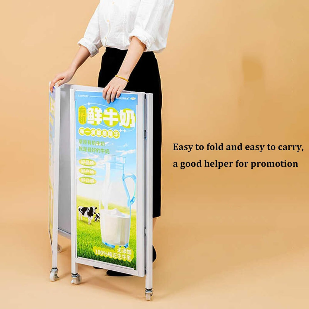 Mobile Portable Promotion Counter Tableï¼fold Supermarket Tasting Table Trade Show Podium Table Display Exhibition Counter Standï¼metal Advertising Display Banner Stand Reception Event Desk