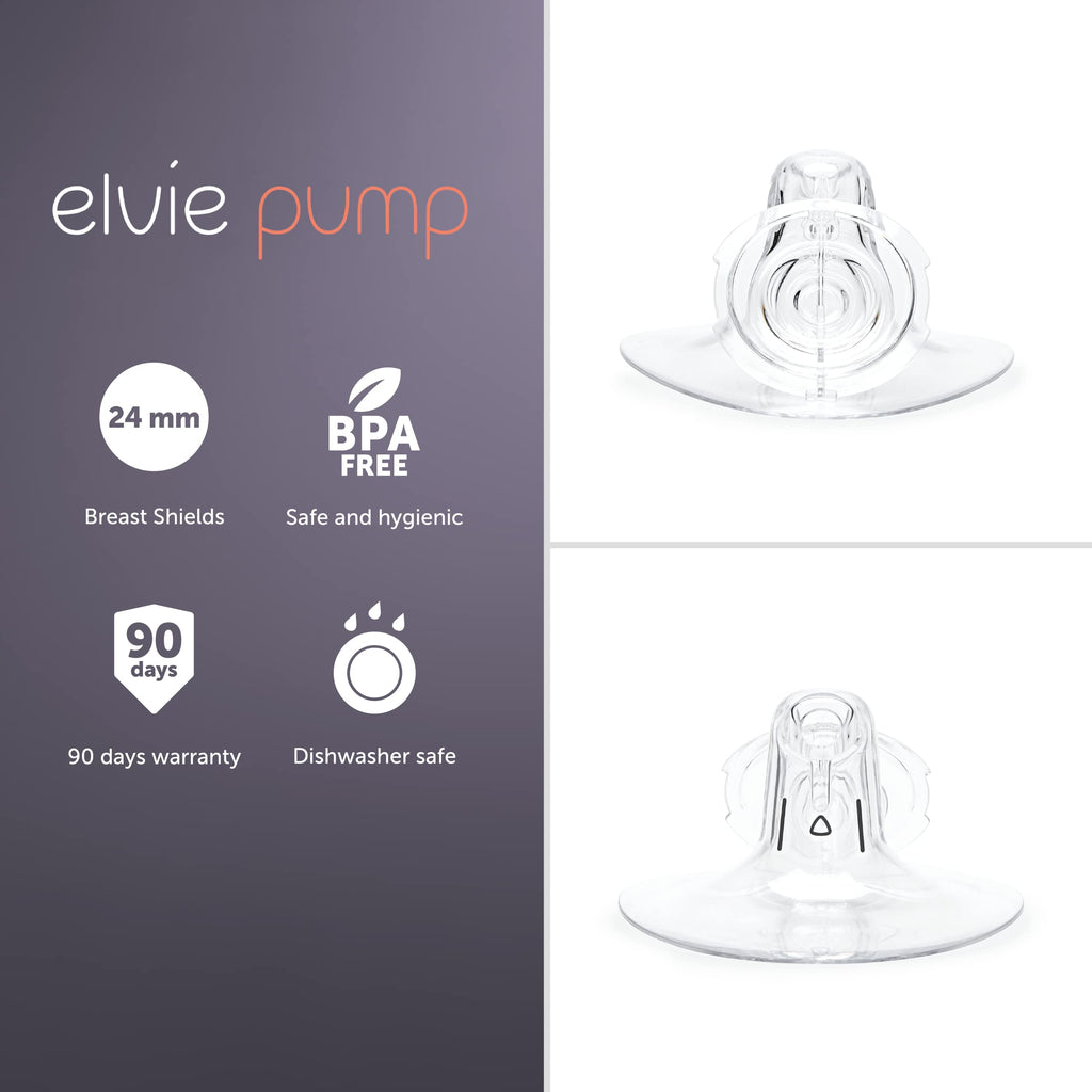 Elvie - Double, Wearable Breast Pump w/App - The Smallest & Quietest - Portable - Hands Free & Discreet - Automated with Four Personalized Settings