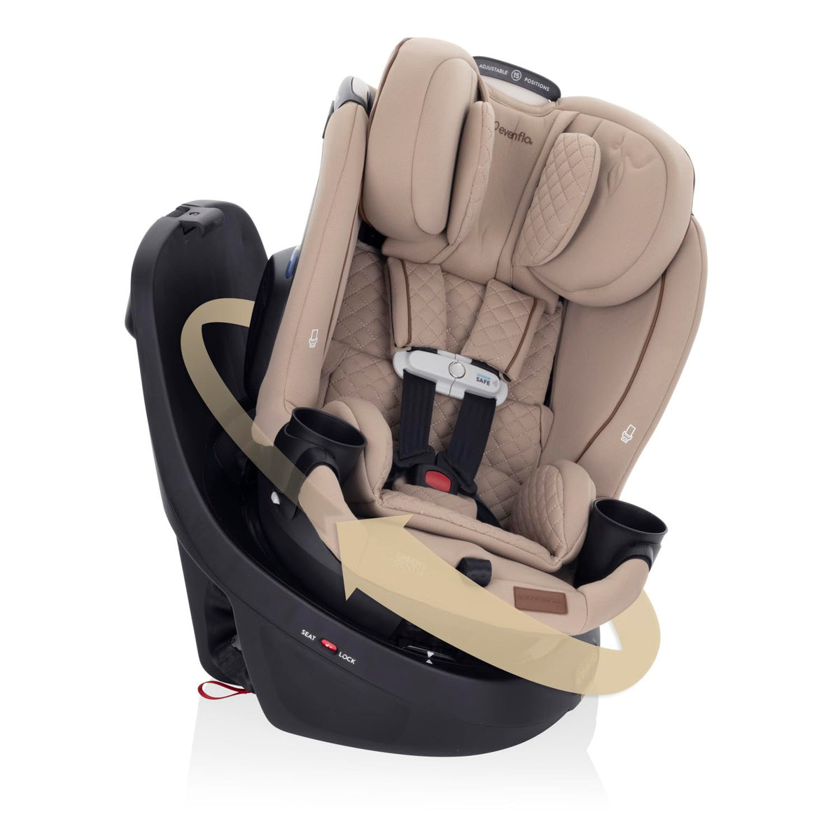 Evenflo Revolve360 Slim 2-in-1 Rotating Car Seat