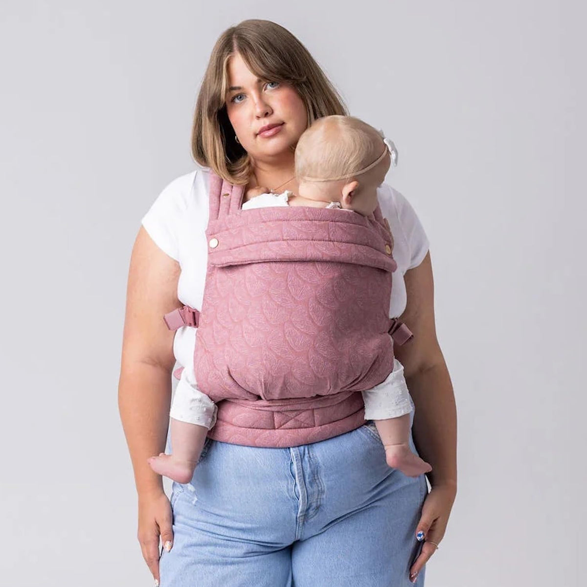 MabÄ Monarch Ergonomic Baby Carrier â Premium Cotton Soft Structured Newborn to Toddler Carrier with Hip-Healthy Design, 3 Carry Positions (9-46 lbs), Lightweight & Breathable, (Ivory)
