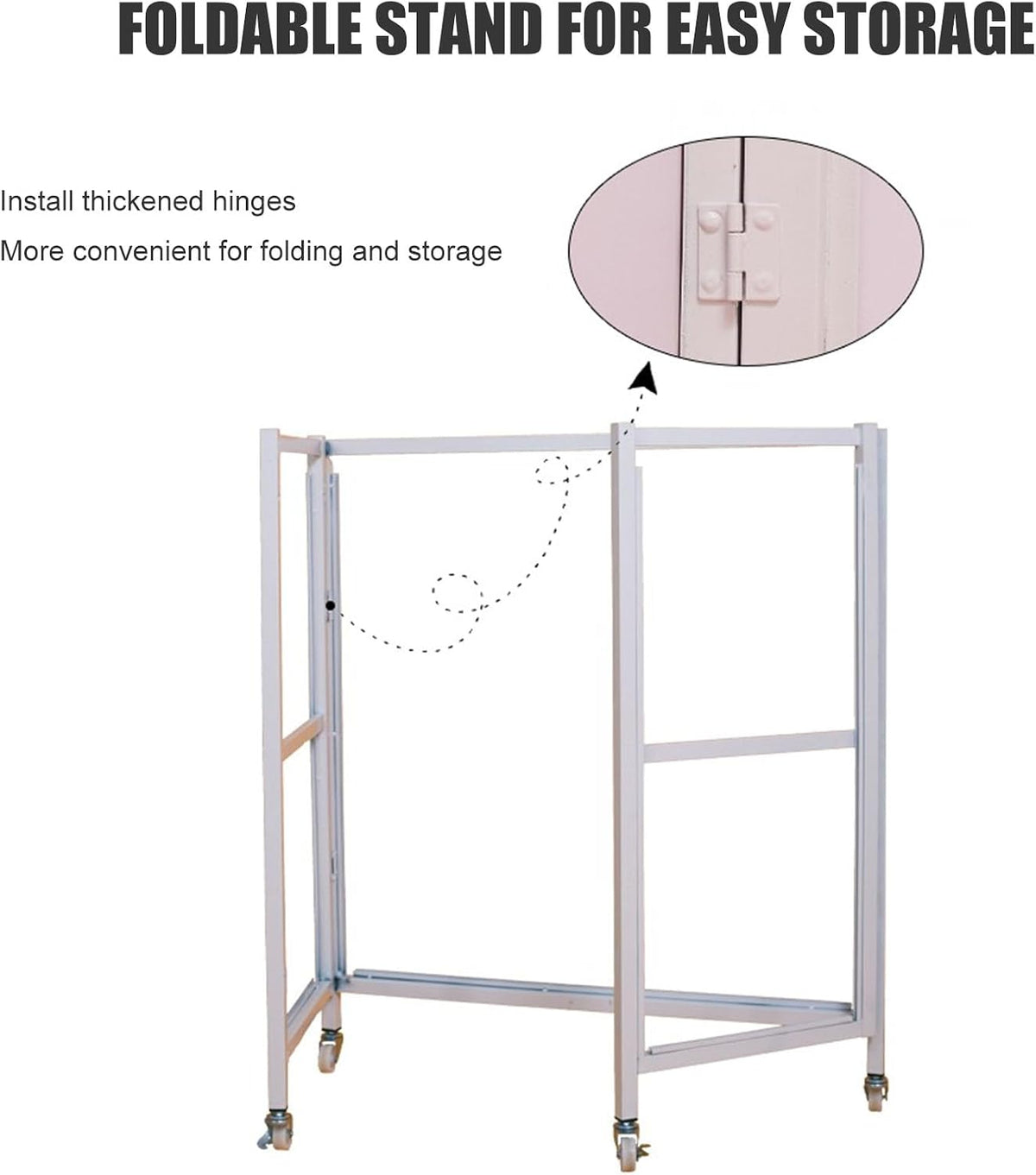 Foldable Promotion Tradeshow Exhibition Counter Stand with Display Board & Carrying Bag, Mobile Portable Supermarket Tasting Table Podium Table Advertising Booth Rack Banner Stand Reception Event De