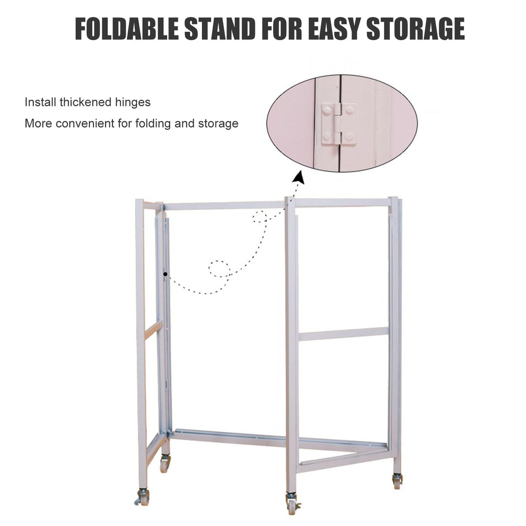 Foldable Promotion Tradeshow Exhibition Counter Stand with Display Board & Carrying Bag, Mobile Portable Supermarket Tasting Table Podium Table Advertising Booth Rack Banner Stand Reception Event De