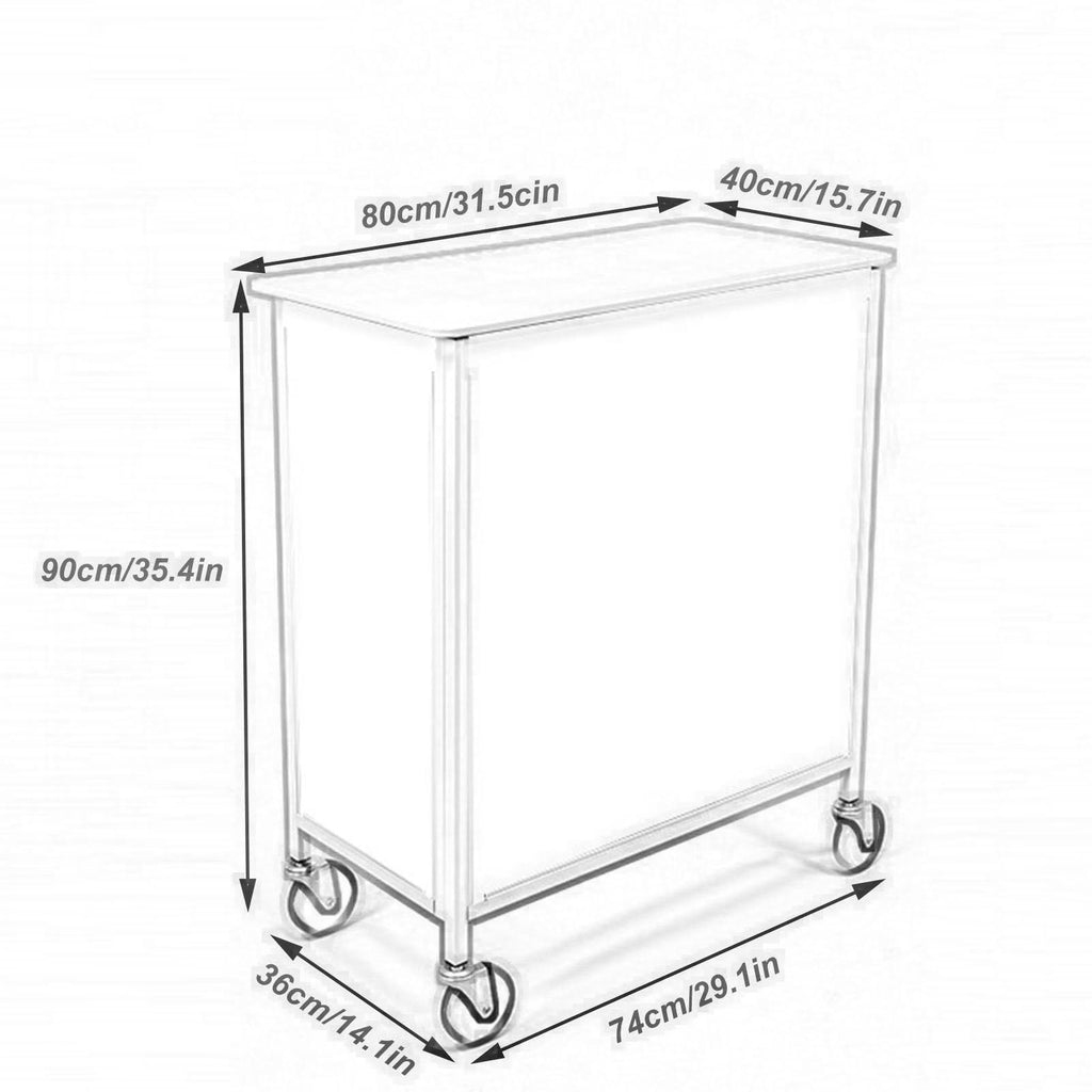 Portable Promotion Counter Reception Event Desk Front Desk Podium Table Trade Show Display Counter Speech Stand,Supermarket Tasting Table Booth Banner Advertising Stand (PVC, 74 x 36 x 83 cm)