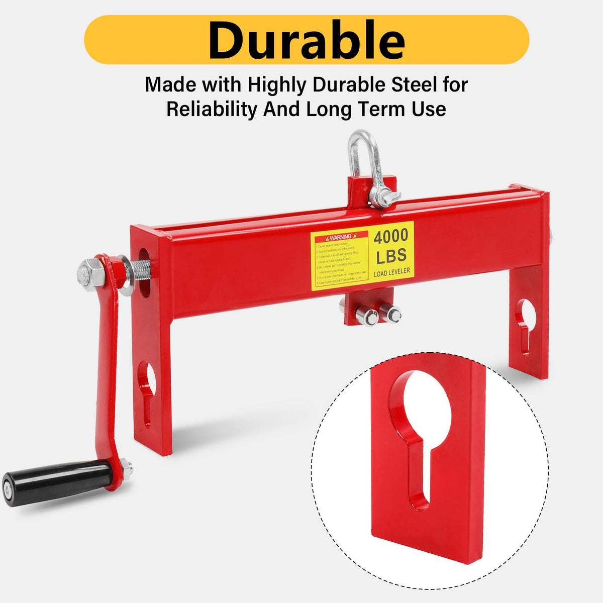 2 Ton Hydraulic Engine Hoist Crane, 4400LBS Folding Cherry Picker