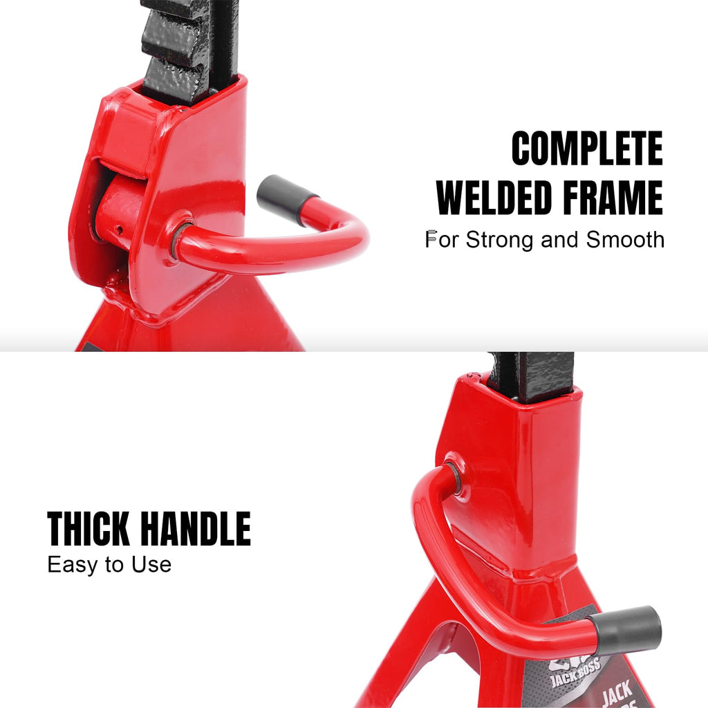 Jack Boss 3 Ton Hydraulic Floor Jack, 6000 LBS Capacity Car Jack, Lifting Range 5.8"-21" Portable Service Lift Jack for Cars, SUVs, Trucks, Blue