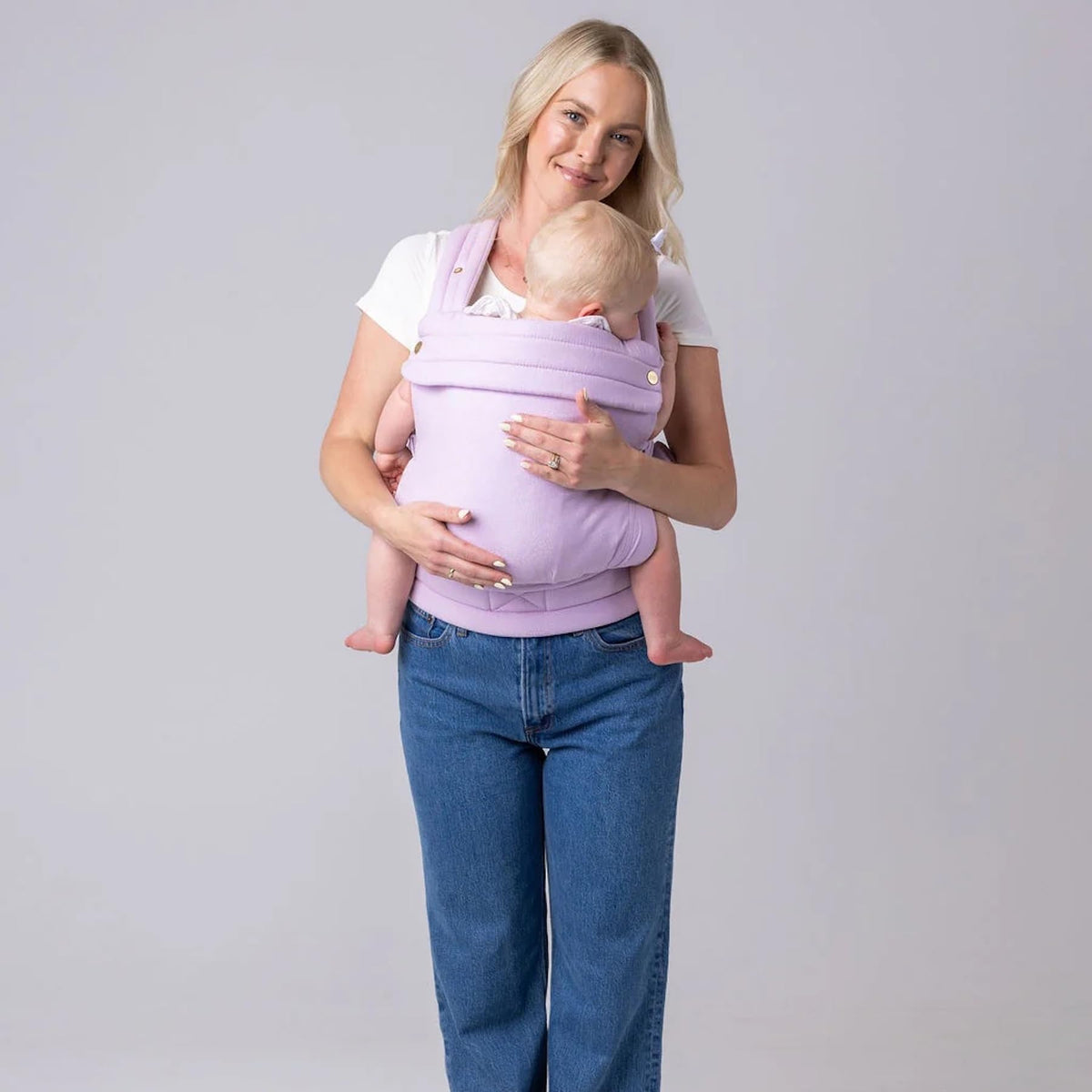 MabÄ Monarch Ergonomic Baby Carrier â Premium Cotton Soft Structured Newborn to Toddler Carrier with Hip-Healthy Design, 3 Carry Positions (9-46 lbs), Lightweight & Breathable, (Ivory)
