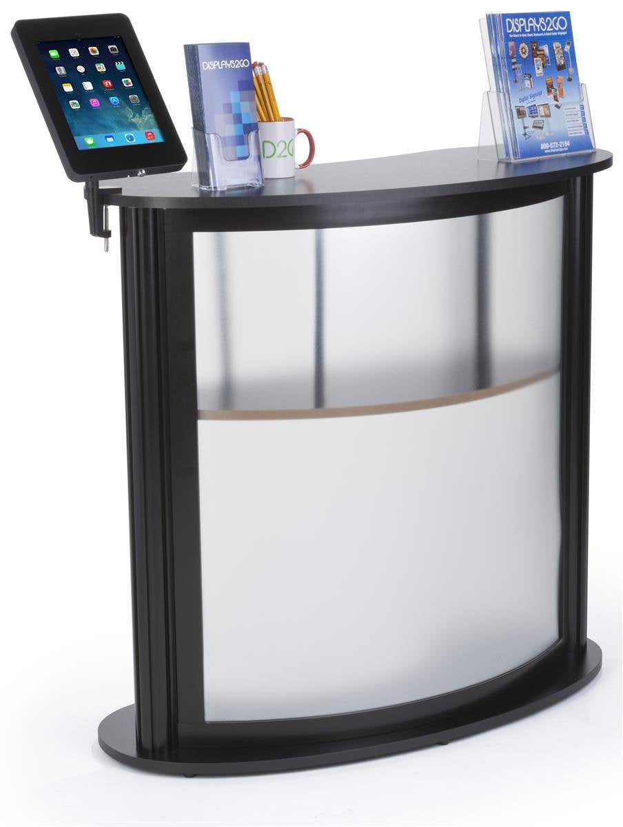 Displays2go Tradeshow Counter with iPad Holder