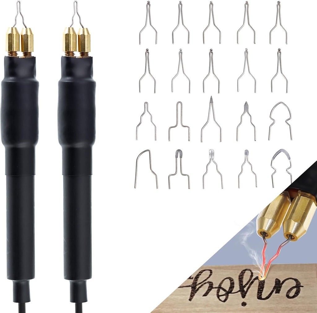 Tekchic 60W Wood Burning Kit, Pyrography Tool with 20 Wire Tips