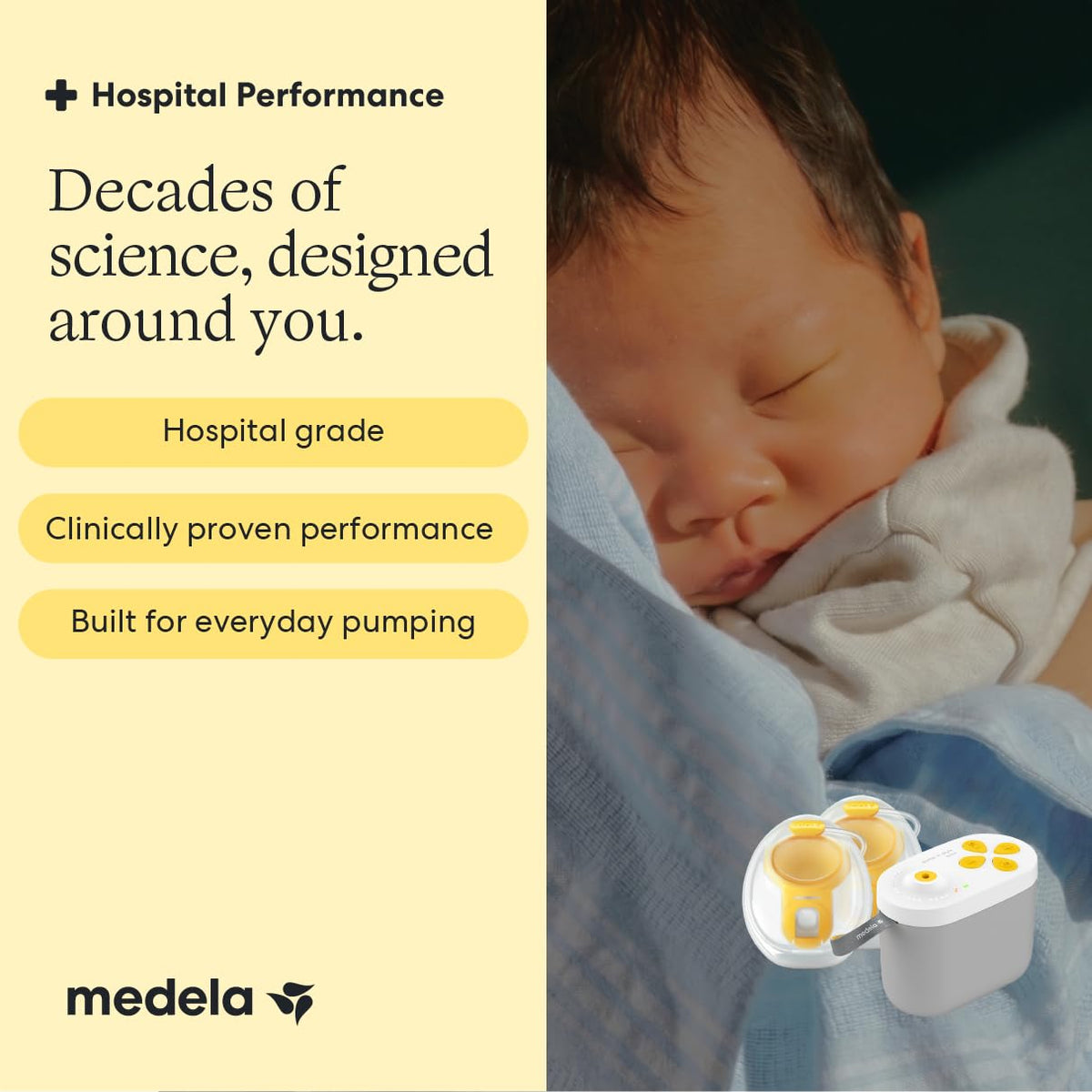 Medela Pump in Style Pro+ Hands Free & Bottles Electric Breast Pump Bundle