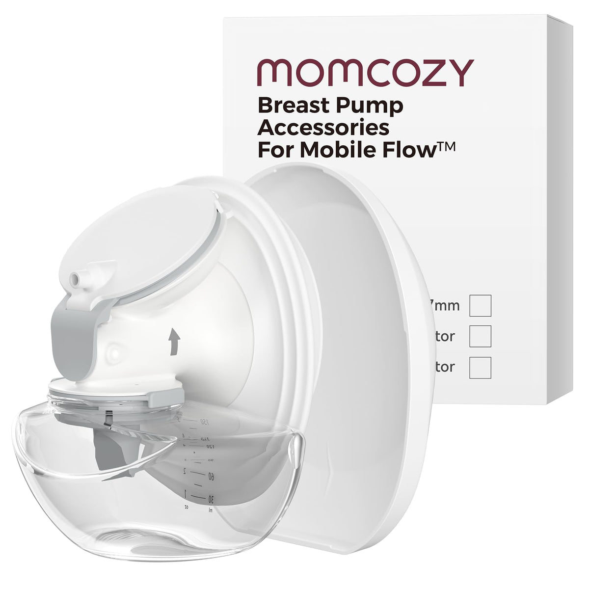 Momcozy Breast Pump Hands-Free Upgraded Mobile Flow M9 24mm, 2Pcs Cozy Red