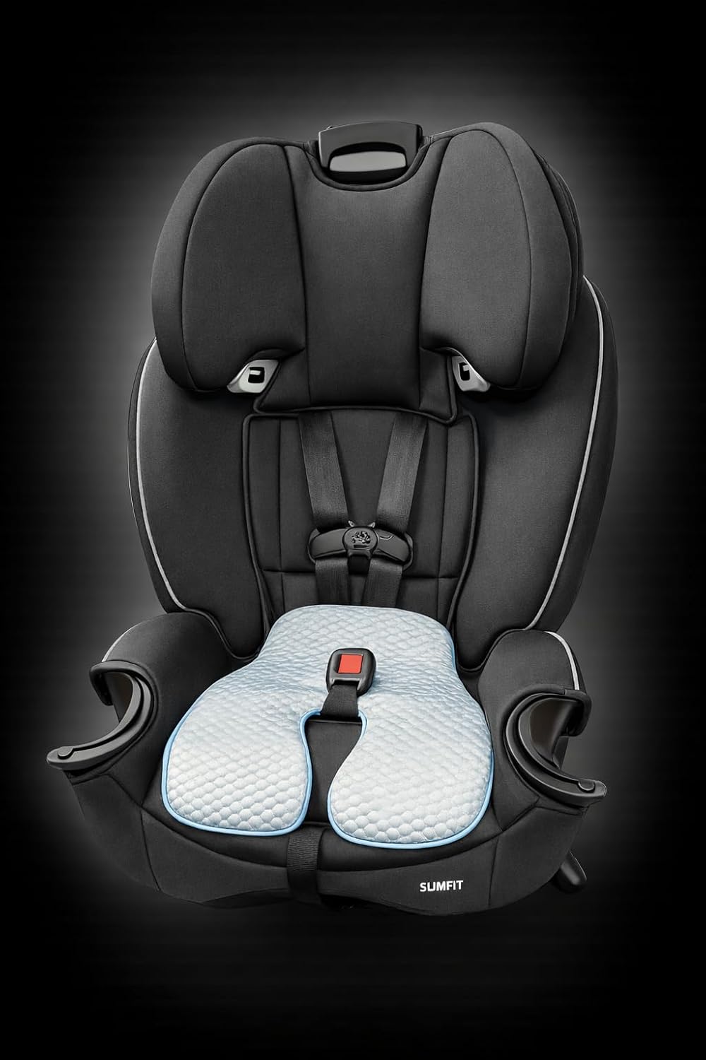 Gel Polymer and Memory Foam Cushion for Car Seats, Strollers and High Chairs | Toddler | Blue