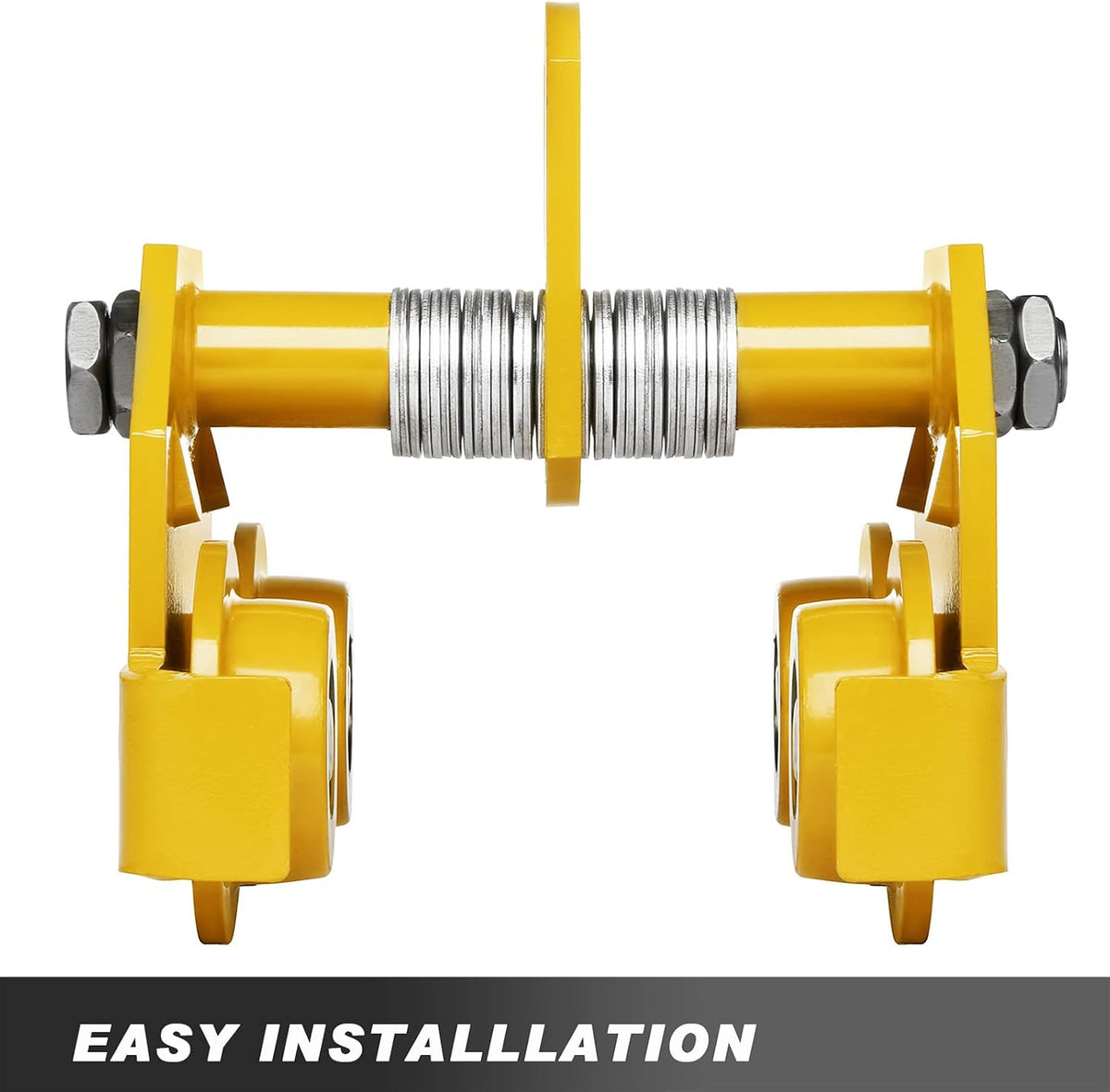 Manual Trolley, 6600LBS/3 Ton Capacity, Push Beam Trolley, Adjustable I-Beam Flange Width 3.9 Inch - 7 Inch, Dual Wheels Garage Hoist for Straight & Curved I Beam