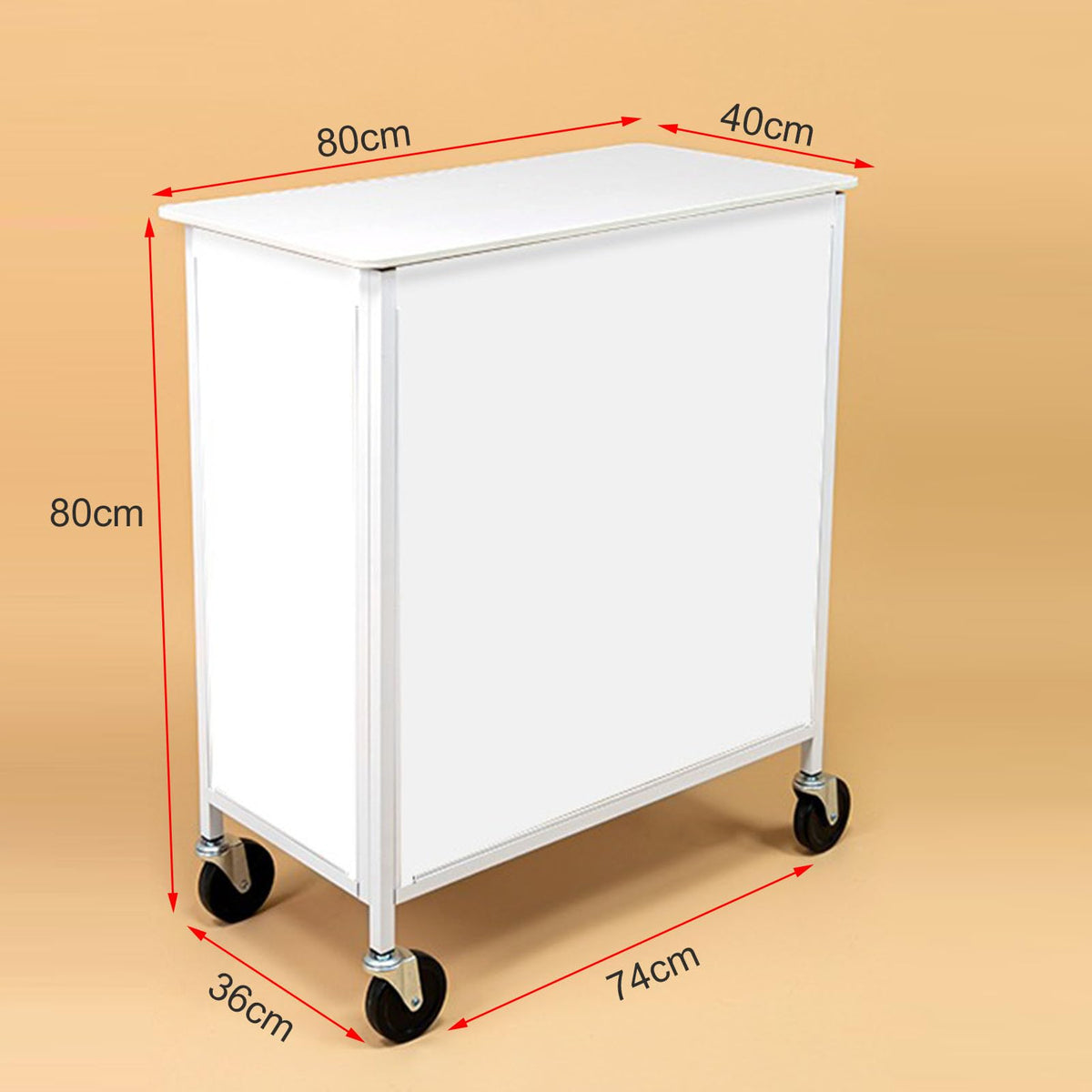 Mobile Portable Promotion Counter Table, Pop Up Podium Trade Show Exhibition Reception Event Desk Trade Show Display Counter Speech Stand ,Supermarket Tasting Table Advertising Display Banner Stand