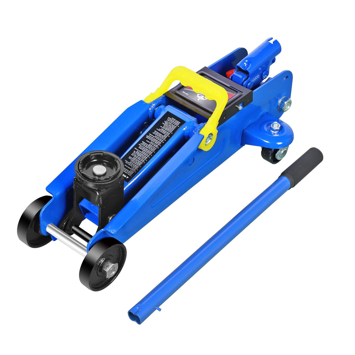 Jack Boss 4 Ton Floor Jack Hydraulic Low Profile Floor Jack with Dual Piston Quick Lift Pump, 4 Ton (8,800 lbs) Capacity, Red