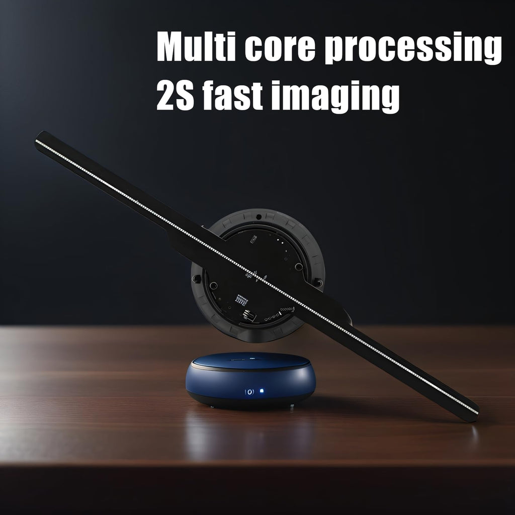 Missyou 3D Hologram Fan Display Cabinet with WiFi, Shelf and Speaker