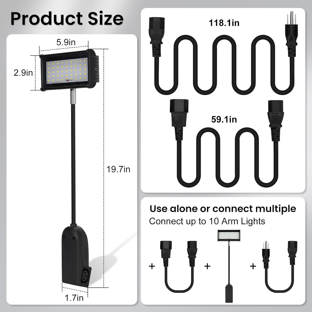 LED Trade Show Display Lights, Connectable for Exhibition Lighting