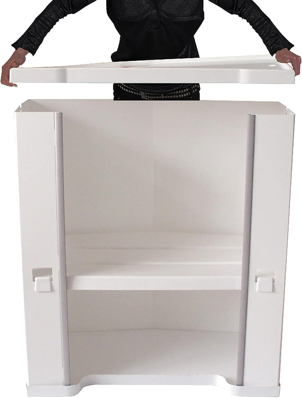 Portable Counter Display With Header, Counter , Black Color Bag,22x28