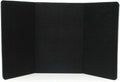 Displays2go 3-Panel Tabletop Display Board, 72 x 36, Black