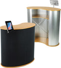 Displays2go Trade Show Demo Table with Tablet Stand