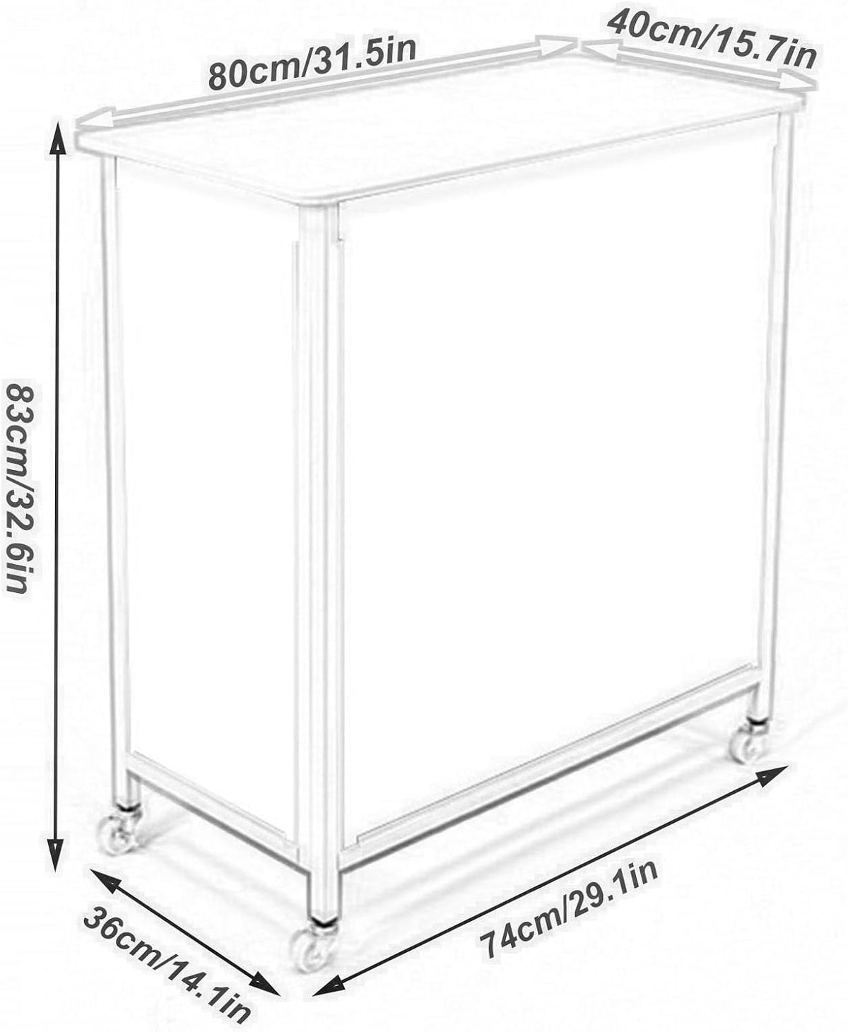 Portable Promotion Counter Reception Event Desk Front Desk Podium Table Trade Show Display Counter Speech Stand,Supermarket Tasting Table Booth Banner Advertising Stand (PVC, 74 x 36 x 83 cm)