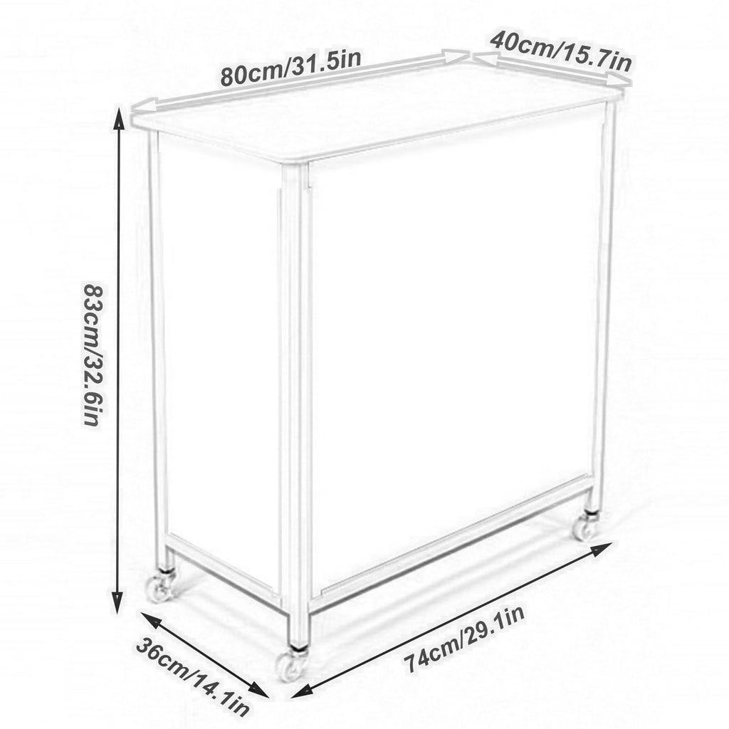 Portable Promotion Counter Reception Event Desk Front Desk Podium Table Trade Show Display Counter Speech Stand,Supermarket Tasting Table Booth Banner Advertising Stand (PVC, 74 x 36 x 83 cm)
