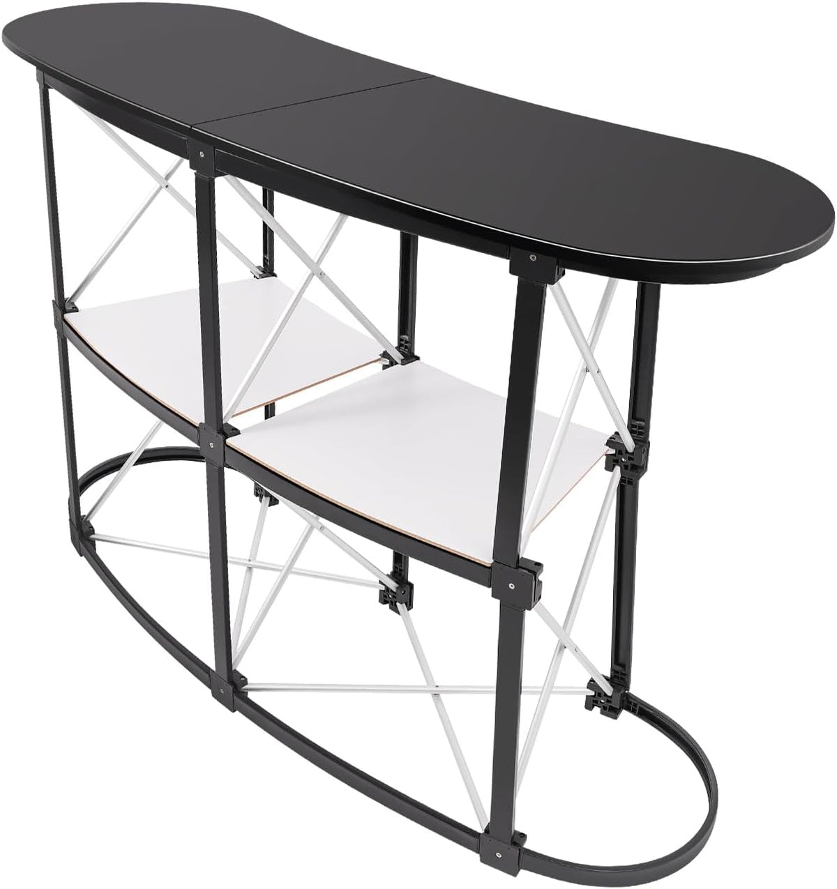 Portable Tradeshow Podium Table,Pop Up Counter Exhibition Show Stand